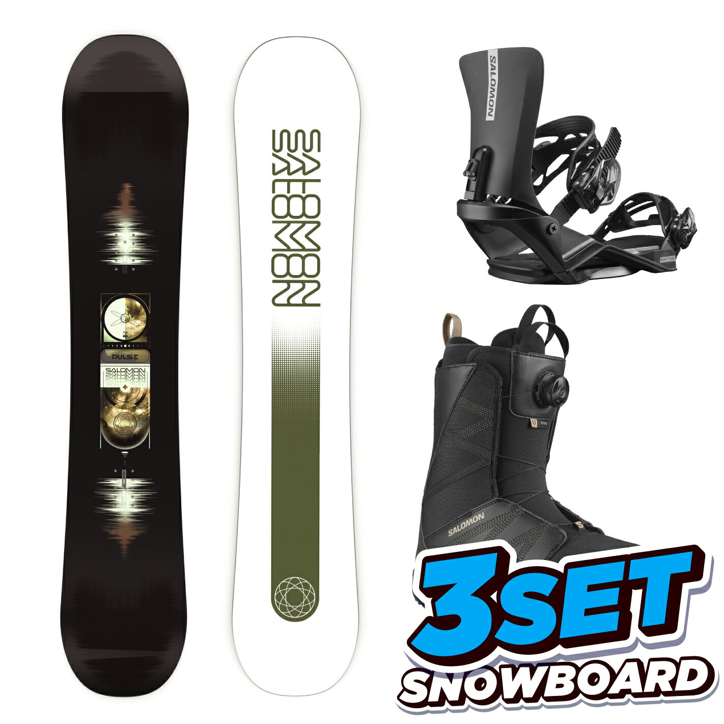 楽天市場】スノーボード 3点セット burton（ウィンタースポーツ