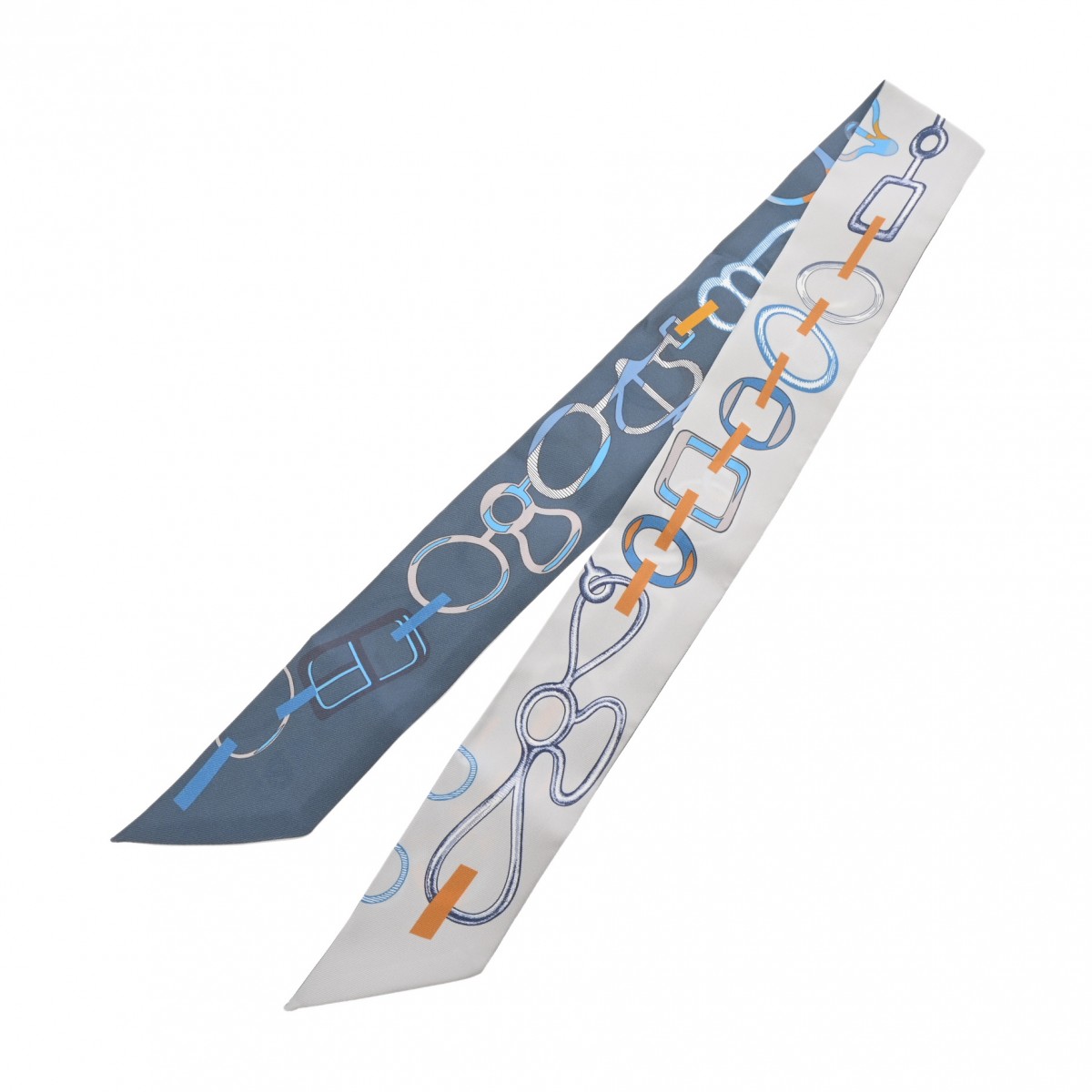 エルメス ツイリー DO RE BOUCLES マルチカラー シルク100