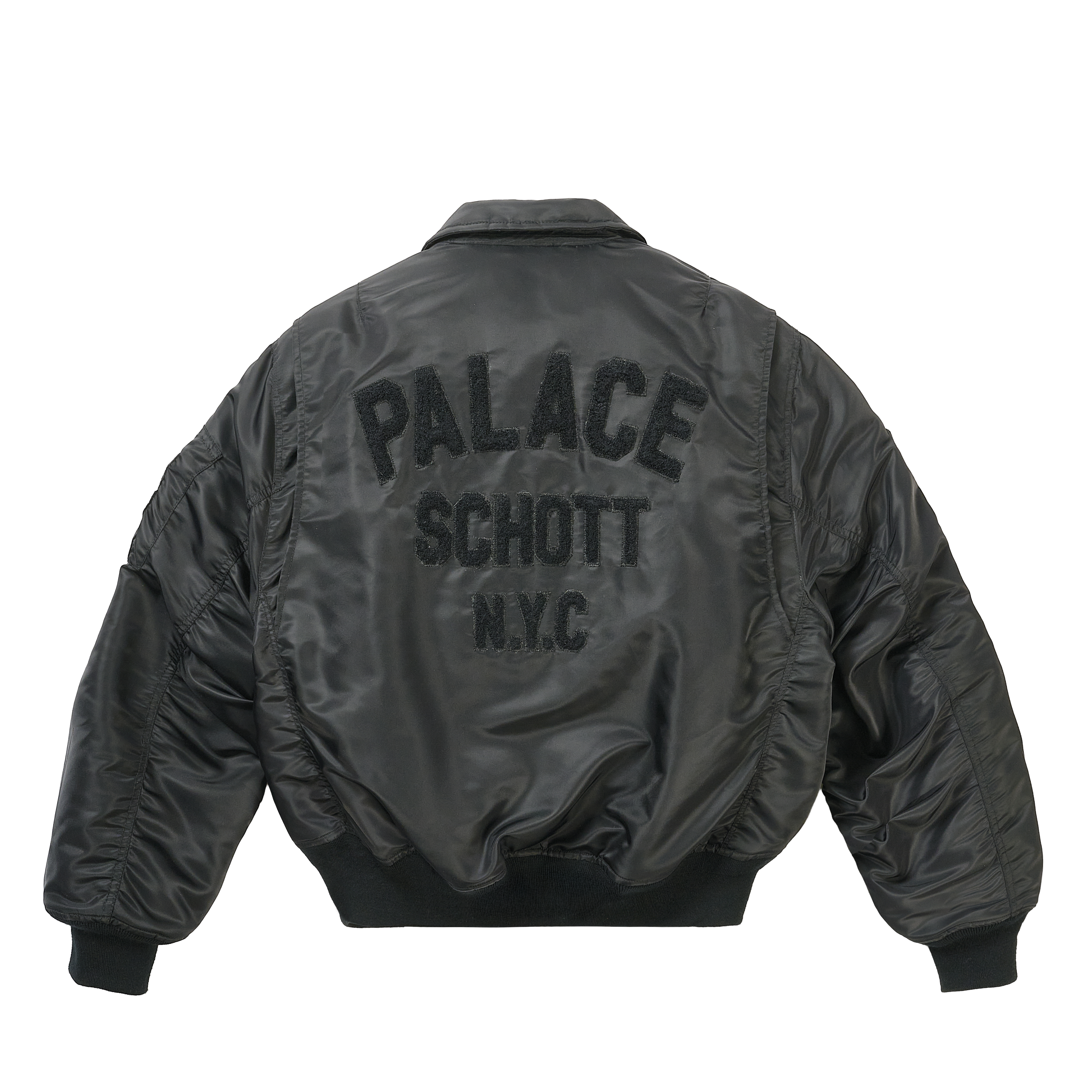 PALACE SCHOTT CWU 90'S FIT BOMBER JACKET | PALACE SKATEBOARDS
