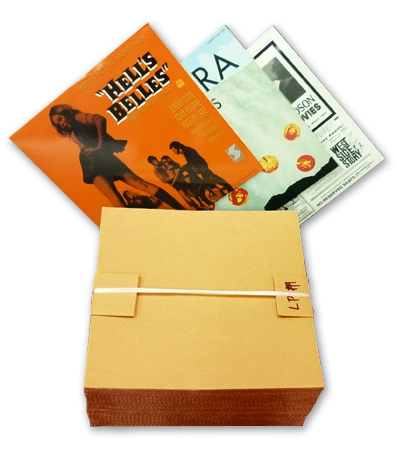 LP（12inch）レコード用ダンボール板 332×327mm「50枚」 | ダンボール