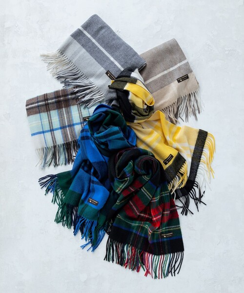 23区（ニジュウサンク） ストール マフラー カシミヤ チェック柄