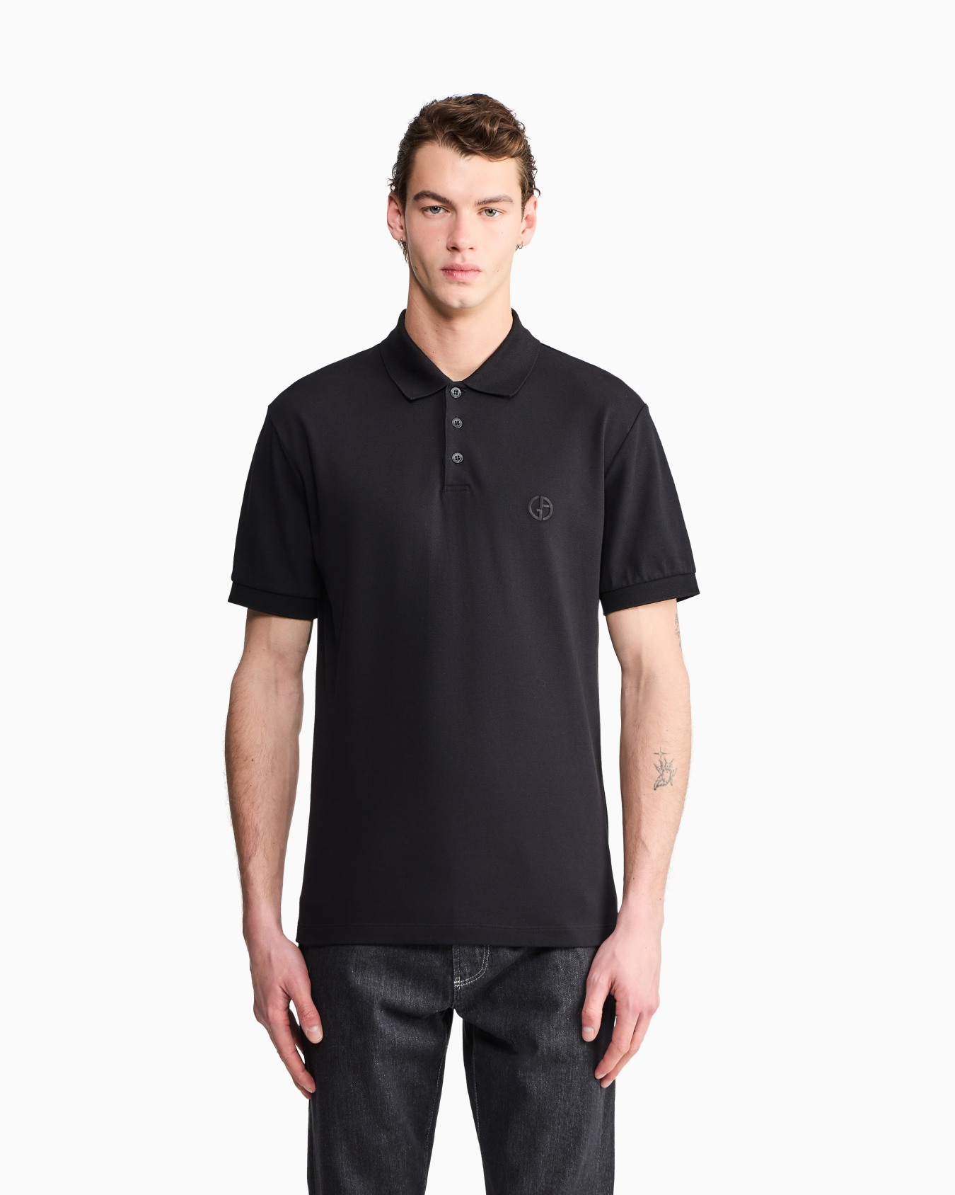 ポロシャツ ストレッチコットンピケ | Giorgio Armani