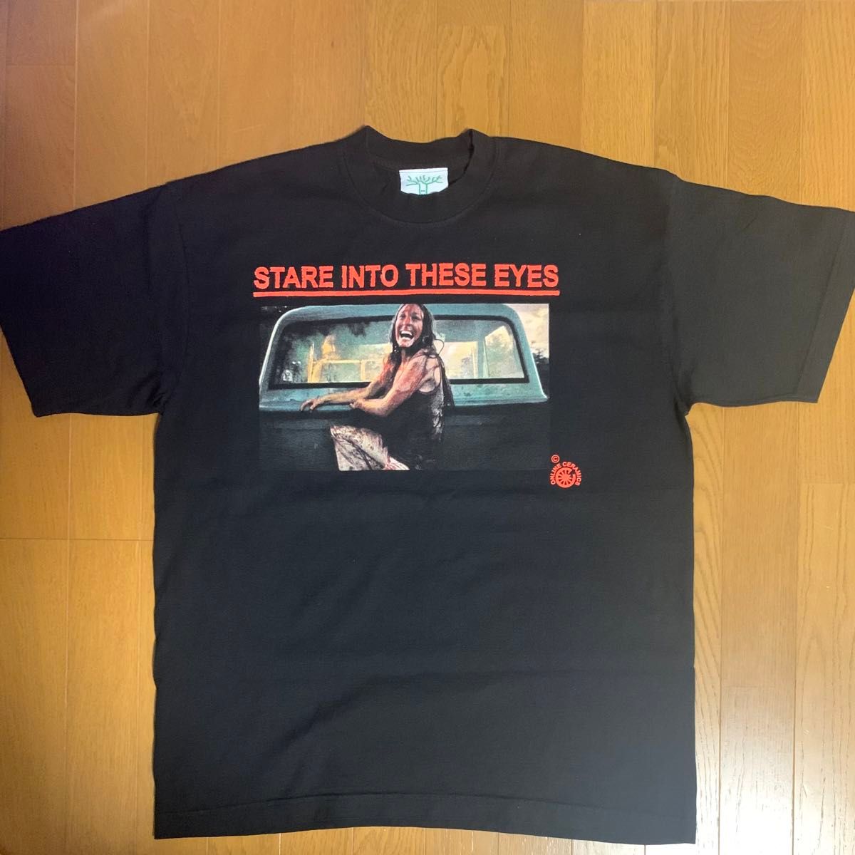 L 悪魔のいけにえ 50周年記念 Tシャツ Rockin Jelly Bean EROSTIKA