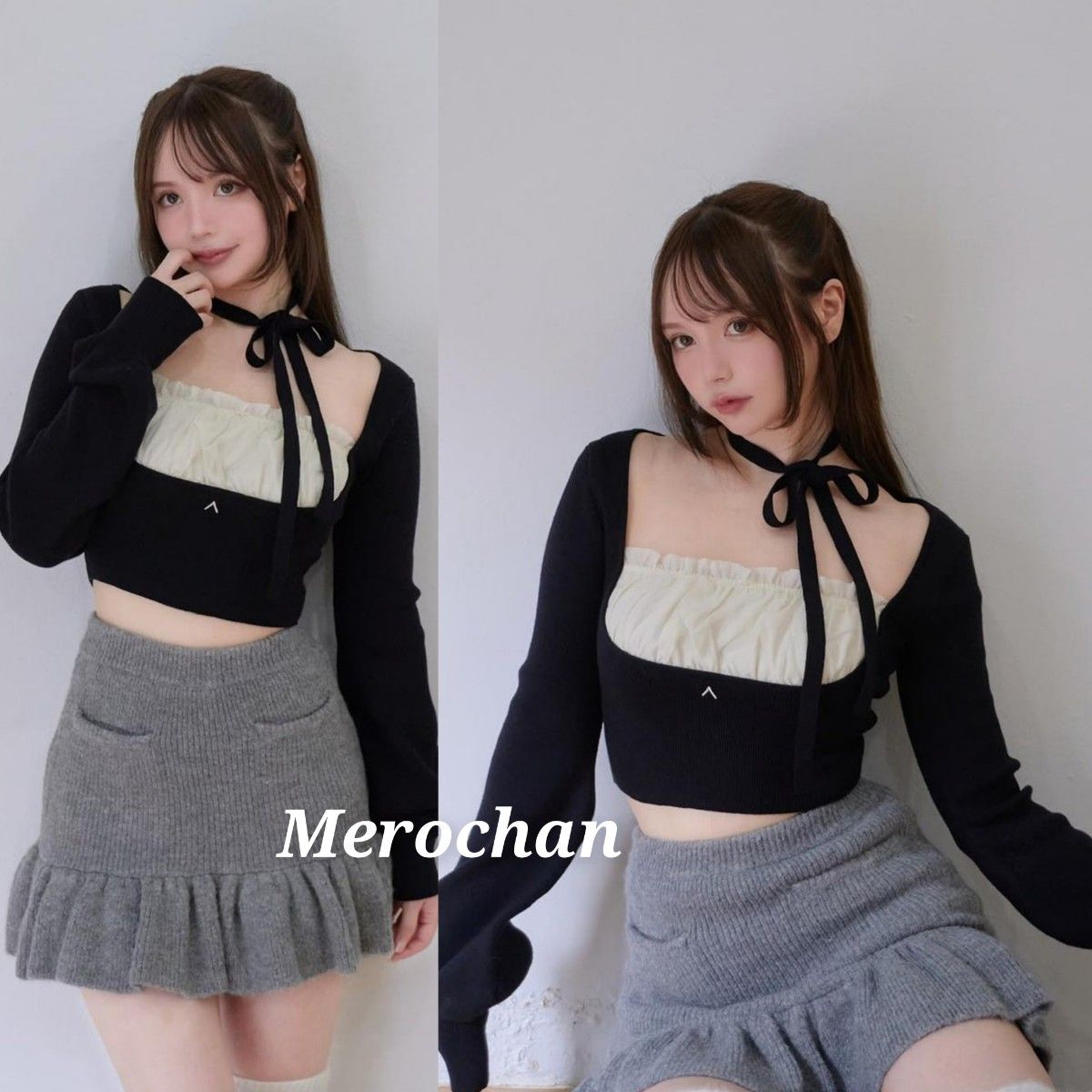 andmary Mew frill tops ブラック｜Yahoo!フリマ（旧PayPayフリマ）