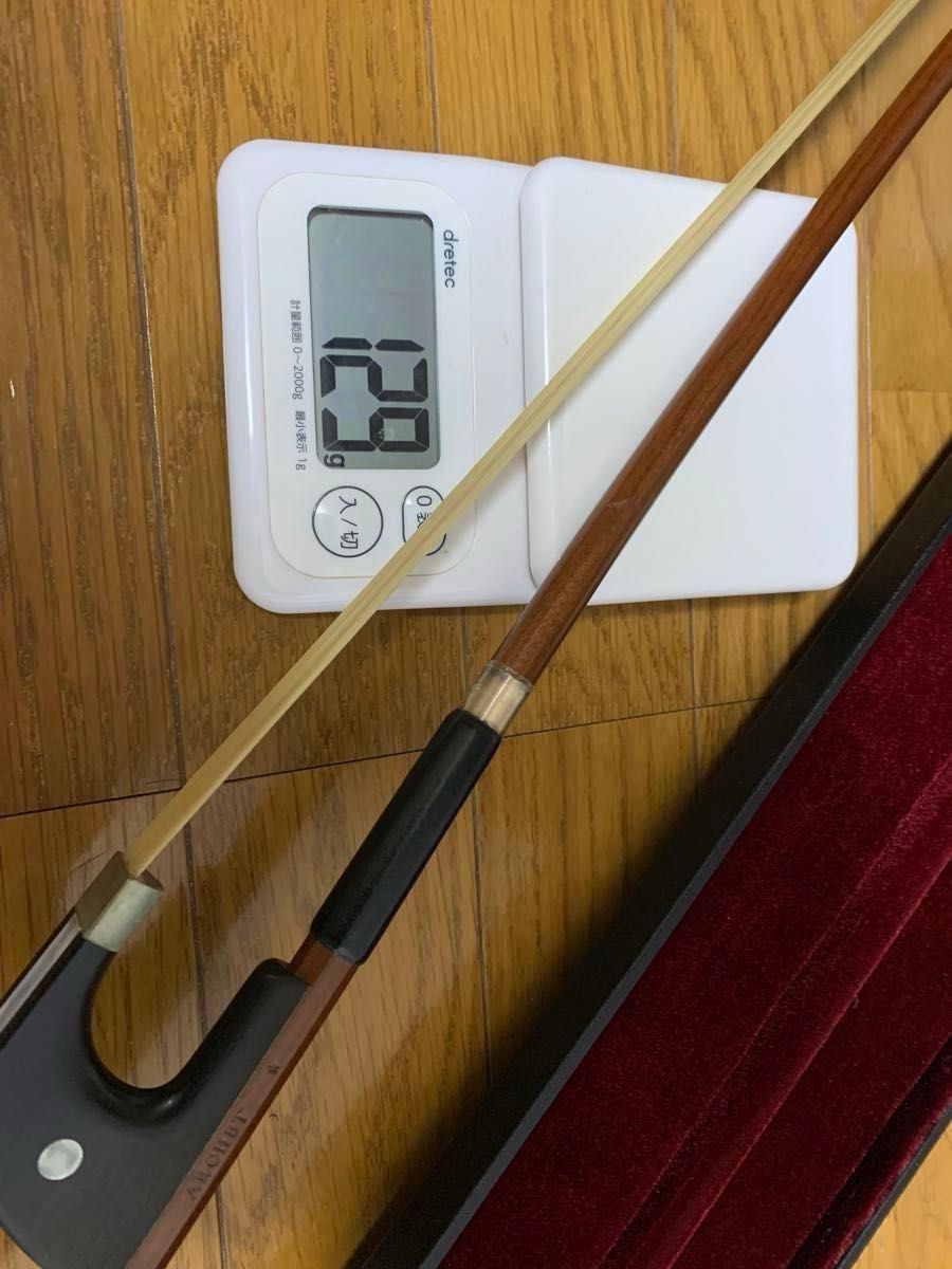 Archet アルシェ HO4003 コントラバス弓 廃番 フェルナンブコ材 自宅