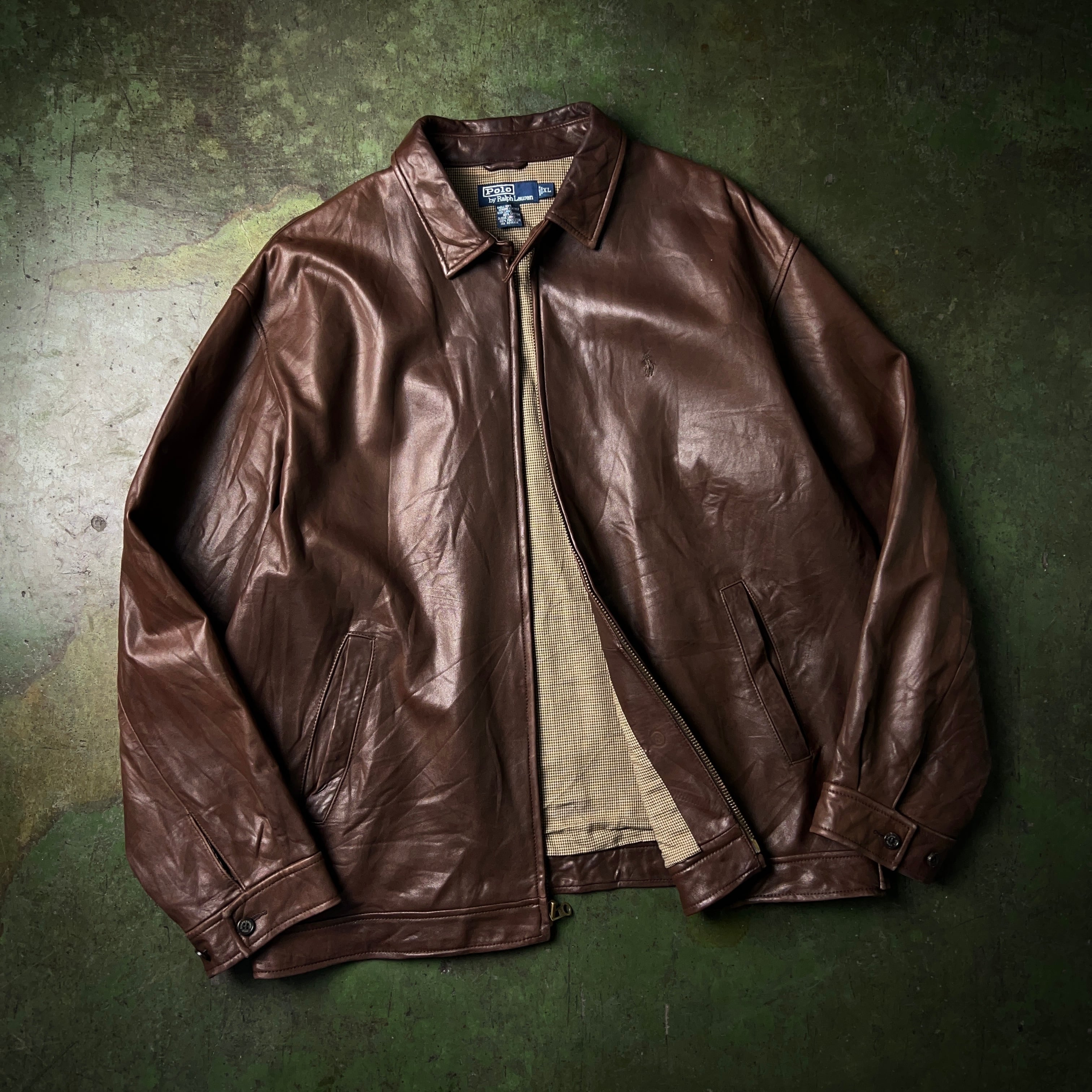 90's Polo by Ralph Lauren Leather Swing Top 90年代 ポロラルフ