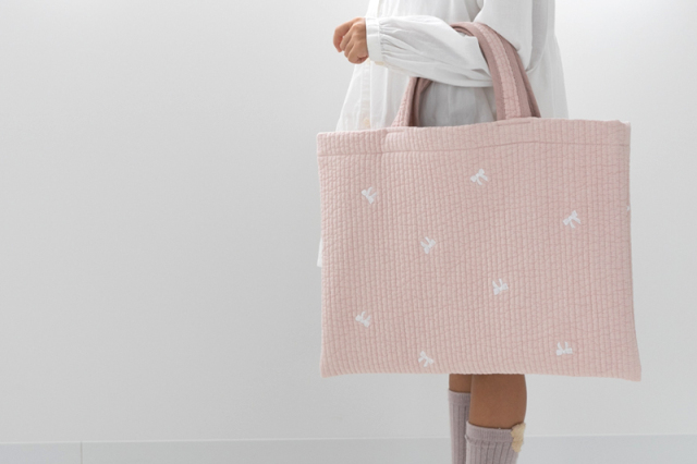 入園入学 刺繍ヌビ2点セット レッスンバッグ・シューズケース／セット販売