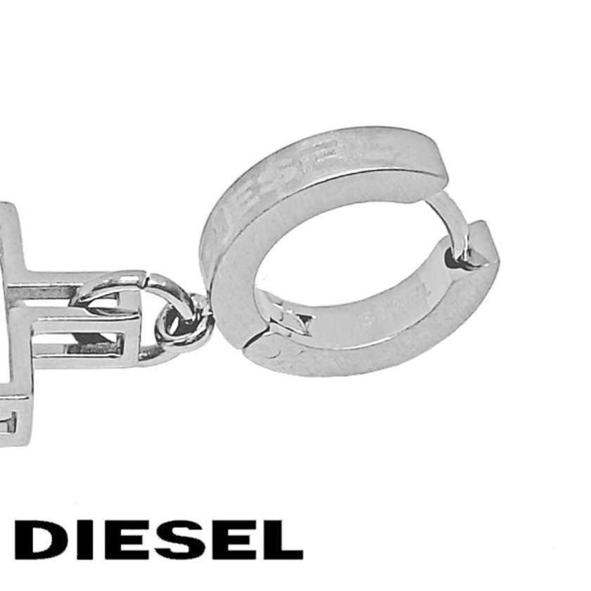 DIESEL ディーゼル メンズ 片耳用 2個セット フープピアス DX1333040