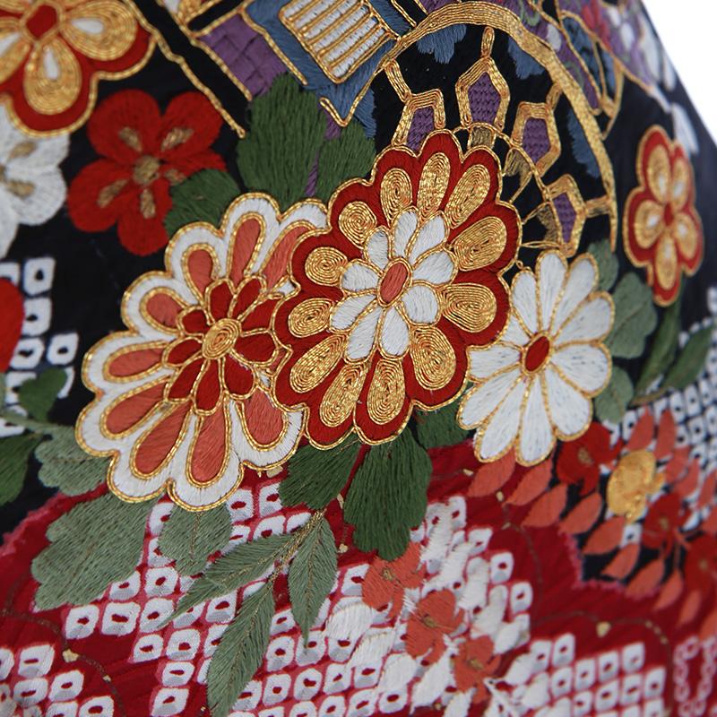 振袖レンタル 正絹 総絞り シンプル fg-51b フルセット一式 着物 人気