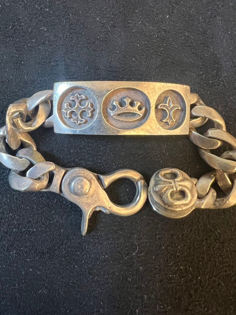 Ａ&Ｇ　エーアンドジー　シルバーIDクラウンブレスレッ エーアンドジー 銀座店 A&G クロス ID ブレス シルバー SV925