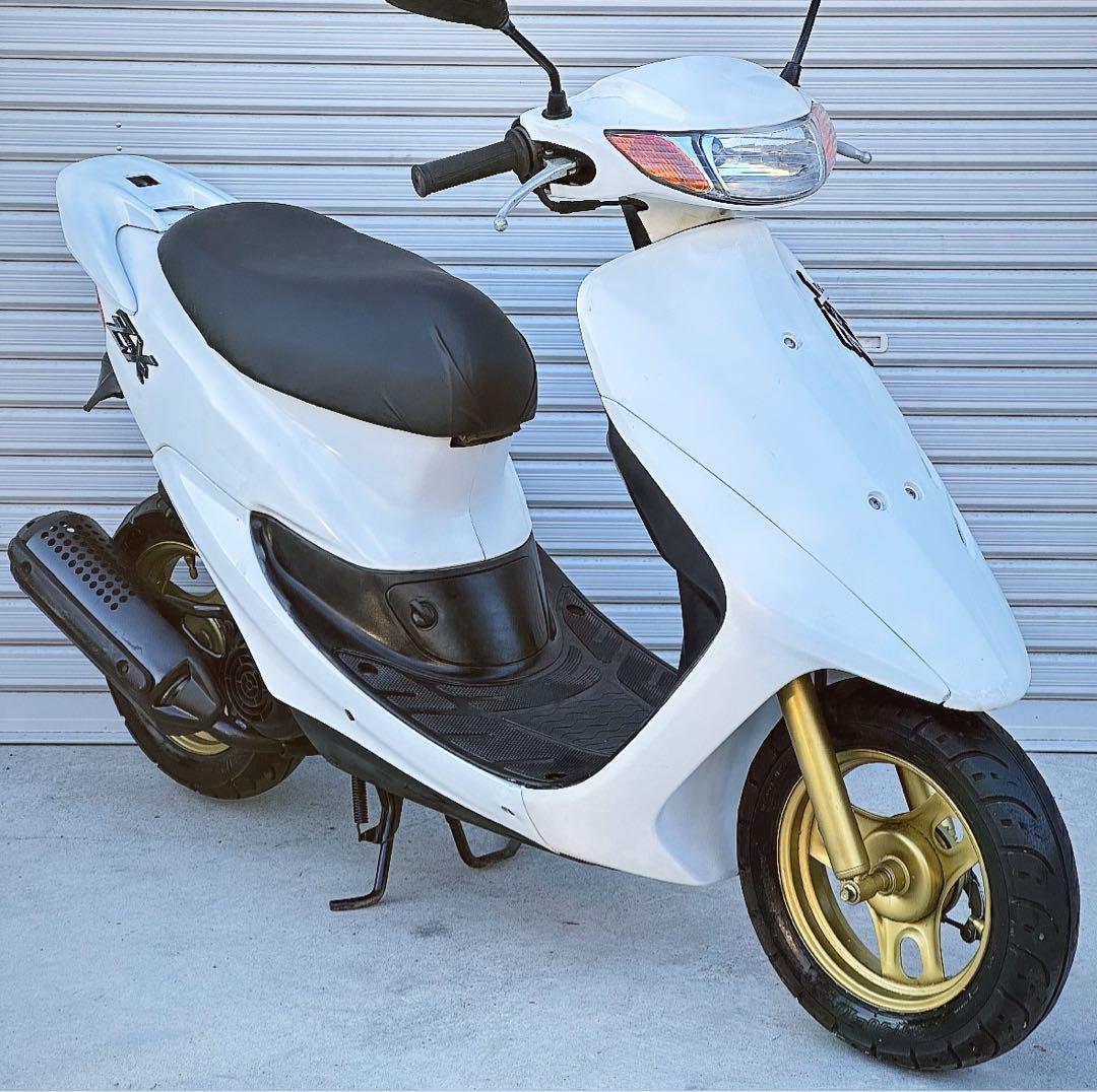 a茨城 ホンダ ライブディオ AF34 DIO ZX 人気の白 2スト ゼッペケ
