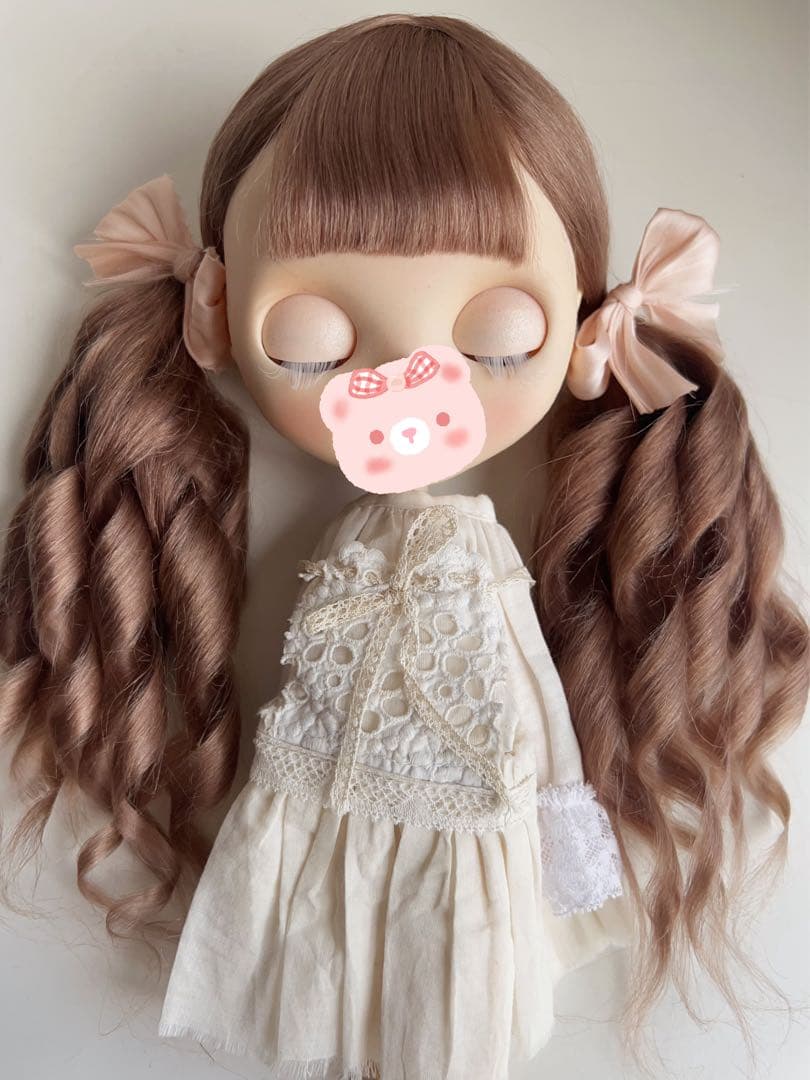 【即日発送】coffee 11 モヘアウィッグ 即日発送】coffee 11 モヘアウィッグ 頭周り（円周）11㎝ ドール用