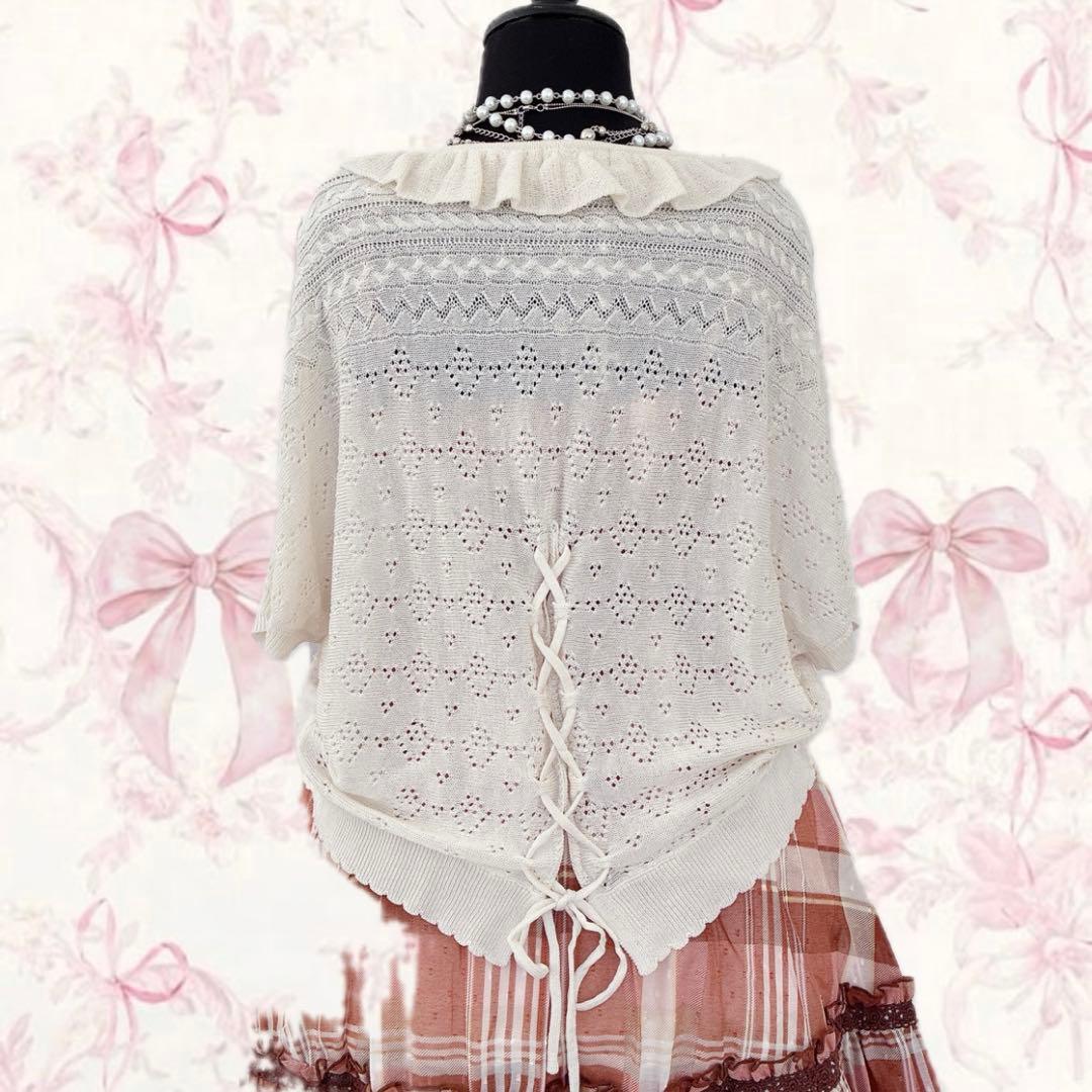 y2k axes femme リボン ボレロ ウィッシュコア 森ガール 姫ロリ - メルカリ