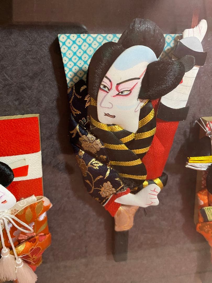 押絵羽子板10体セット 日本の伝統的な人形羽子板 ヴィンテージ