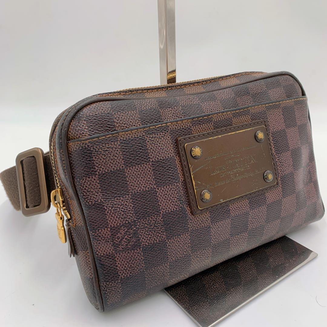 【美品】LOUISVUITTON ルイヴィトン　ダミエ　バムバッグ　ブルックリン LOUIS VUITTON（ルイ・ヴィトン） ダミエ バム・バッグ・ブルックリン